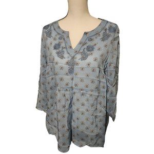 JJill Silky Floral Blouse